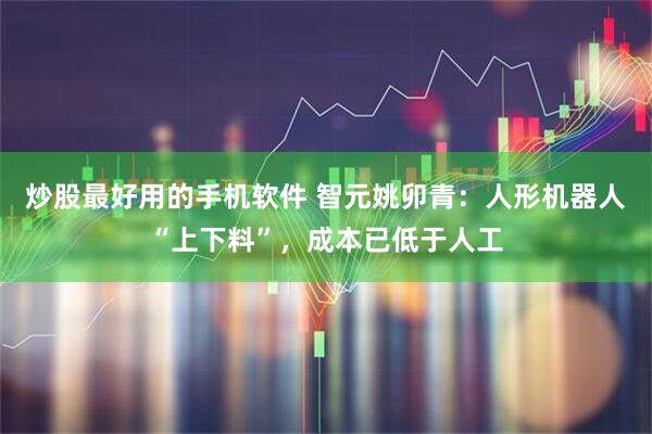 炒股最好用的手机软件 智元姚卯青：人形机器人“上下料”，成本已低于人工